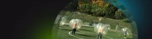 futballon buborékfoci panoráma